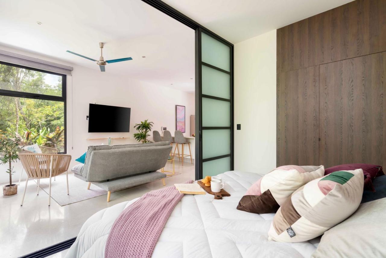 Stylish And Peaceful Jungle Studio At 525 Tulum Exterior foto